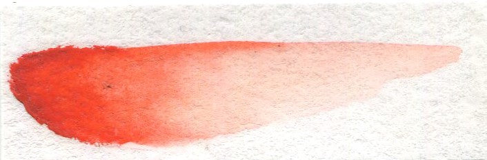 Transparent Watercolour - Chrome Red